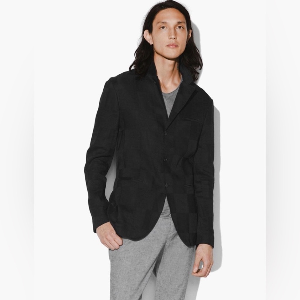 John Varvatos Patchwork Jacket. Size Eu 50 Usa 40 - image 1